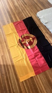 Flag, German Democratic Republic (GDR) East Germany, Nylon, cold war, 37 x 22.5