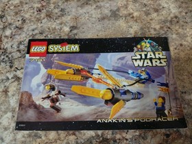 Lego Star Wars -7131 -Anakin's Podracer - 95% Complete W/Instructions & Anakin