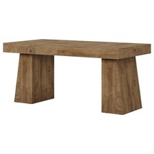 140cm Modern Executive Desk with Double Trapezoid Base, Heavy-Duty Computer Desk — image 11