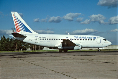 Kodak Slide   Transaero - Boeing 737-209 - RA-73001 - 2001