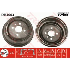 Tambour de frein Opel ASCONA