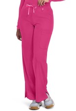 Med Couture AMP Scrubs Wide Leg Pull on Pant MC109 PKNO Pink Power Free Ship