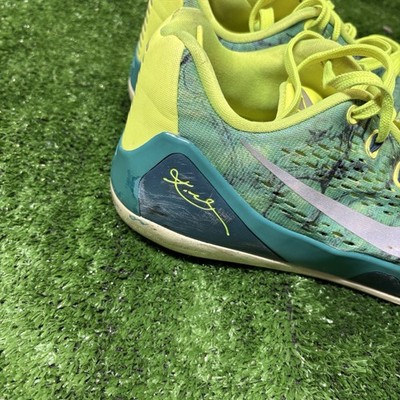 Nike Kobe EM Easter Low Top Green Yellow Mesh Basketball 