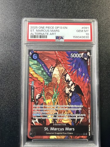 St. Marcus Mars (Alternate Art) graded PSA 10 for sale on eBay