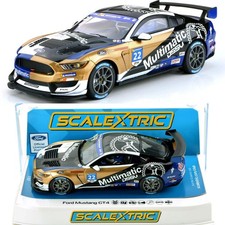 Scalextric Ford Mustang GT4 Multimatic 1/32 Slot Car C4403