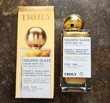 Truly Golden Glaze Luxury Body Oil 3.1 Oz / 90 ml Clean, Vegan, Argon Oil NIB