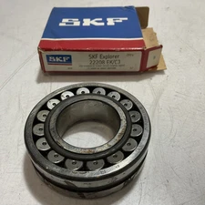 SKF 22208 EK/C3 EXPLORER SPHERICAL ROLLER BEARING 40 X 80 X 23 R7T