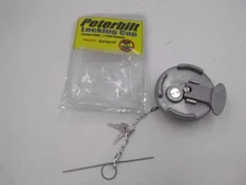 Genuine Peterbilt Locking (Lever Style) Fuel Cap 4" SCH 40/80 Neck 8.00" Chain