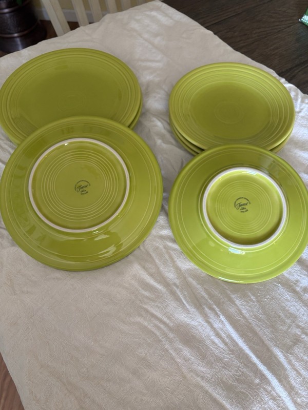 Fiesta Fiestaware Homer Laughlin 8 Pcs