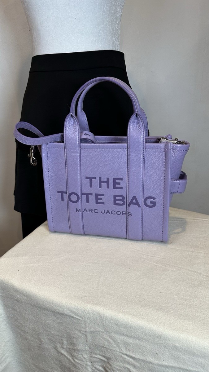 Authentic NWT Marc Jacob's Lilac Purple Leather Small Tote Bag
