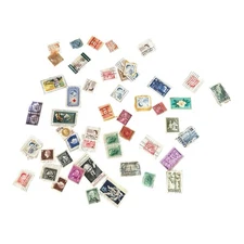 Vintage Stamp Lot – Worldwide Mix, Mostly Off Paper, Unsearched