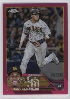 2023 Topps Chrome Magenta Refractor /399 Manny Machado #124 0o3x