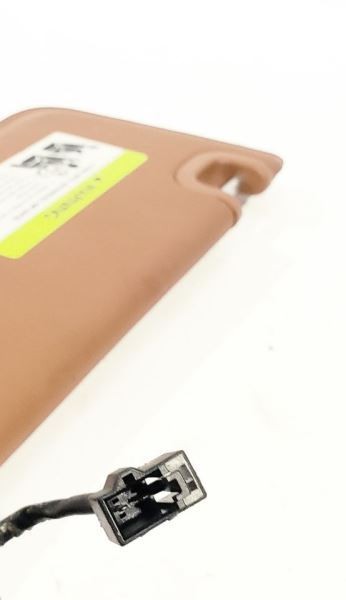 Bentley Continental GT 2007 Left, right Sun visors Pair Tan P/N 3W0857585D