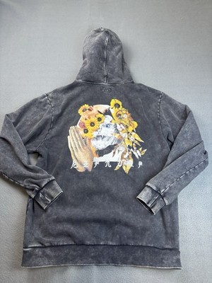 RipNDip Acid Wash Hoodie Adult Size Medium Embroidered Black