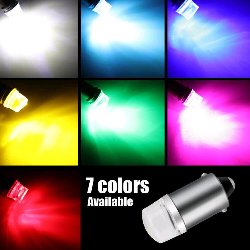 2X BA9S T4W LED Bulb 12V Car Indicator Plate Light Car Dash Map Instrument Light - Image 2 of 4