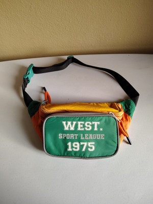 Zara Unisex West. Sport League 1975 Graphic Fanny Pack Belt Bag -Casual Travel 
