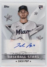 2022 Topps Series 1 Baseball Stars Auto Zach Pop #BSA-ZP Auto 0w8p