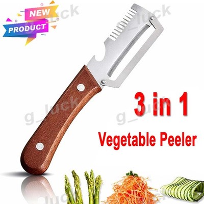 3-in-1 Vegetable Peeler 2026 Upgrade Multifunctional Stainless Steel for Kitchen