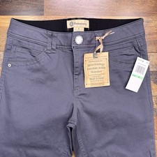 Democracy Freedom Ankle Skimmer Jeans 8 Shadow Gray Stretch Absolution New