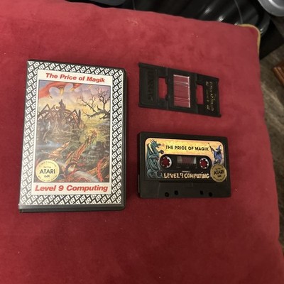 ATARI 400 800 XL/XE -- THE PRICE OF MAGIK (LEVEL 9 COMPUTING) Rare