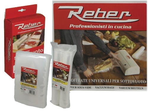 Buste Sottovuoto 25x35 Goffrate Reber 100pz | Conservazione Professionale
