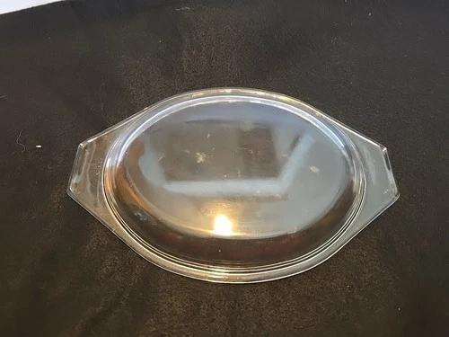 Vintage Pyrex 943C 4 Oval Lid With Handles- Replacement, Casserole Dish Cover