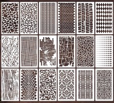 Stencils for Crafts Reusable Texture Stencils...