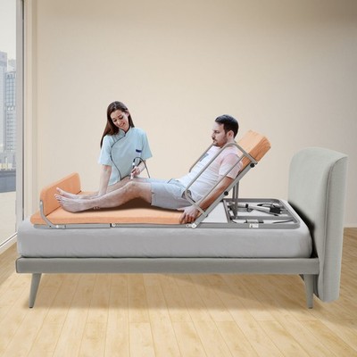 Orange Adjustable Electric Lifting Backrest Power Bed Backrest With Mattress