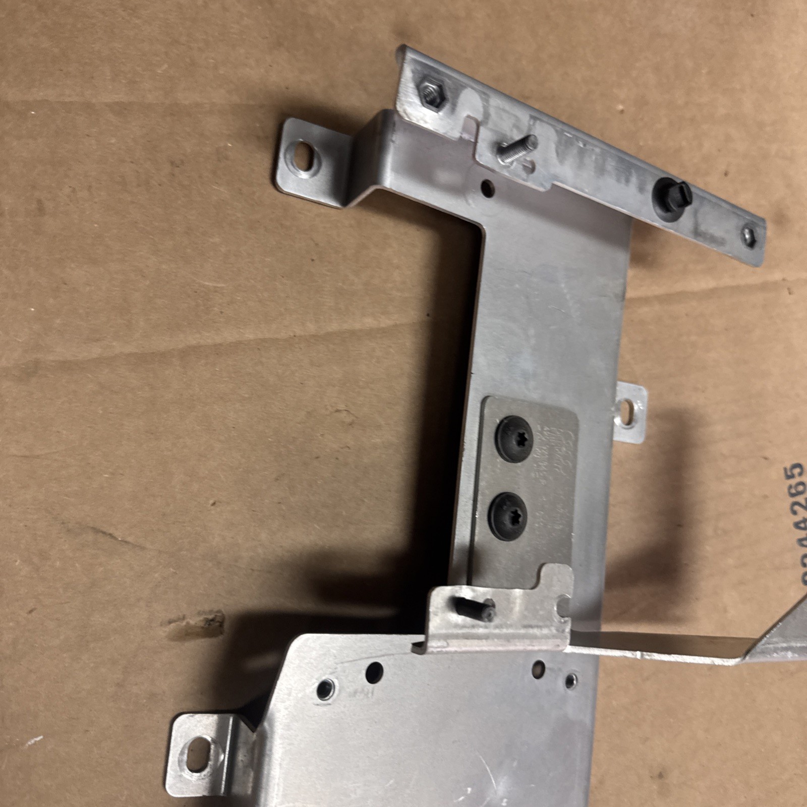 2008 - 2015 Audi R8 Control Module Holder Mounting Bracket Silver Computer Rear