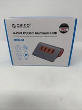 ORICO USB3.1 hub Gen2 4-port USB hub 12V 2.5A with power adapter M3H4-G2