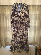 Ladies One Size Blue Maxi Dress by QED London New with Tags