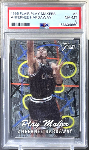 Anfernee Hardaway #2 — 1995 Flair Play Makers basketball card