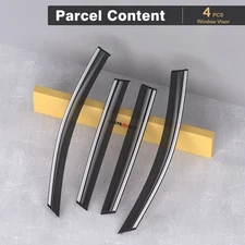 For Honda CR-V CRV 2017-2022 Side Window Vent Visors Rain Guards W/ Chrome Upgra