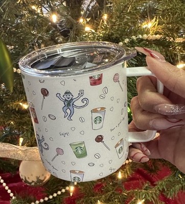 Roller Rabbit x Starbucks Limited Edition Holiday Coffeehouse Bonanza 12 oz Mug 