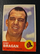 1963 Topps #73 Bobby Bragan Milwaukee Braves