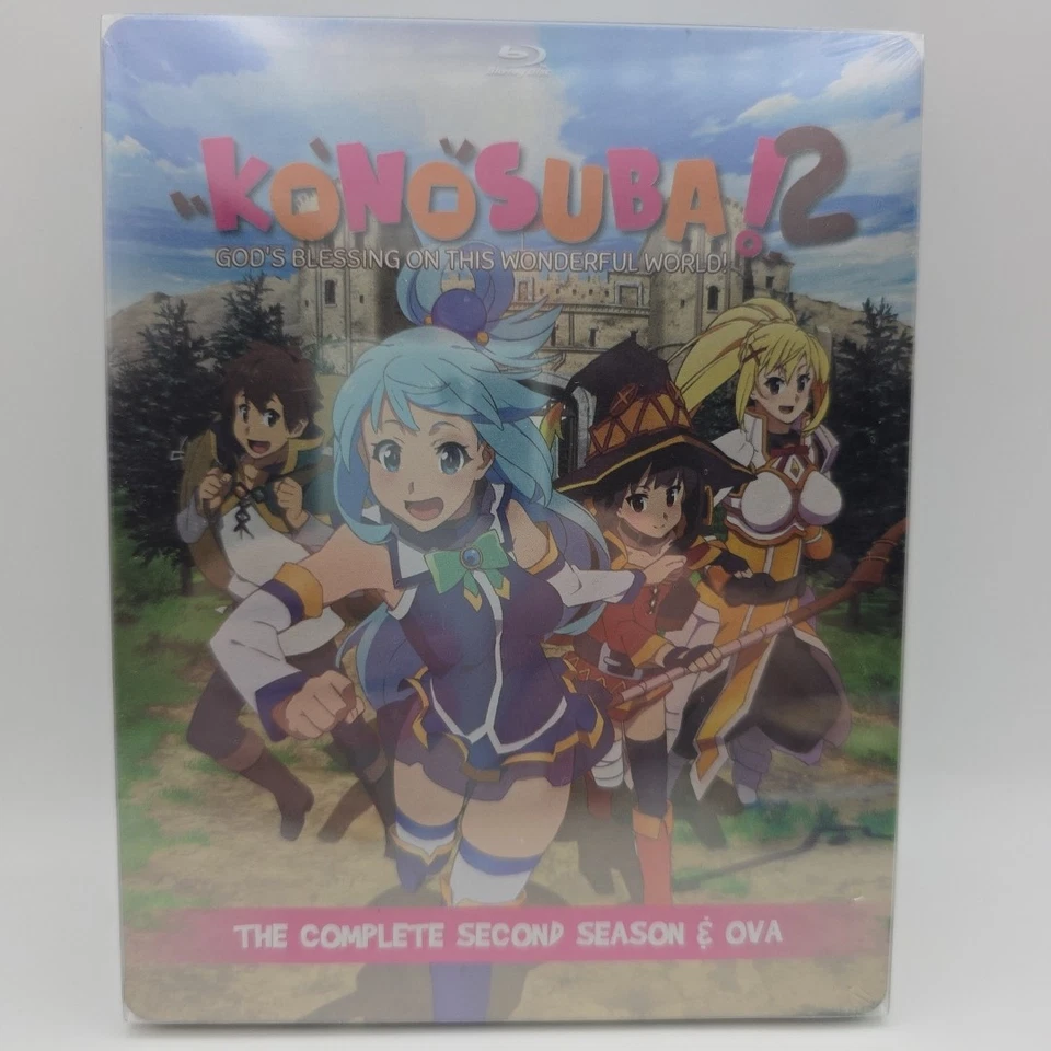 New * KonoSuba Steelbook Lot - Season 1 + 2 + OVAs Blu-Ray Complete explosion - Image 4 of 4