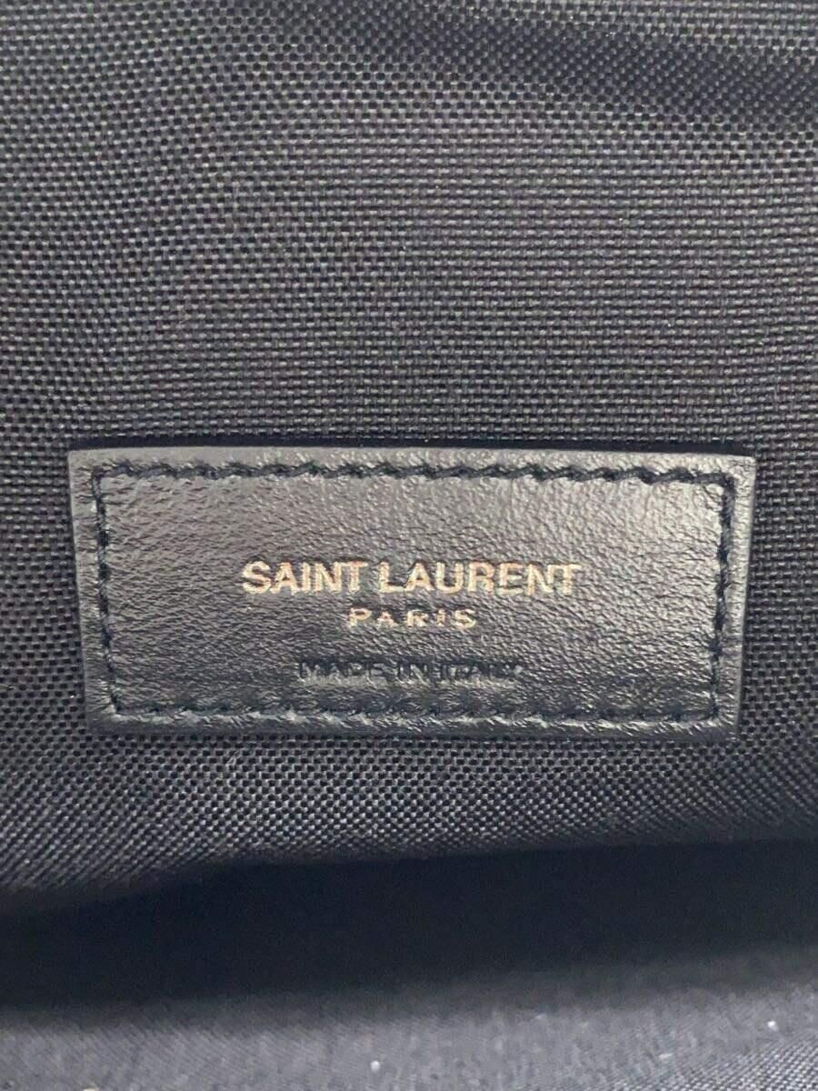 SAINT LAURENT borsa in vita nylon nero 581375 usata