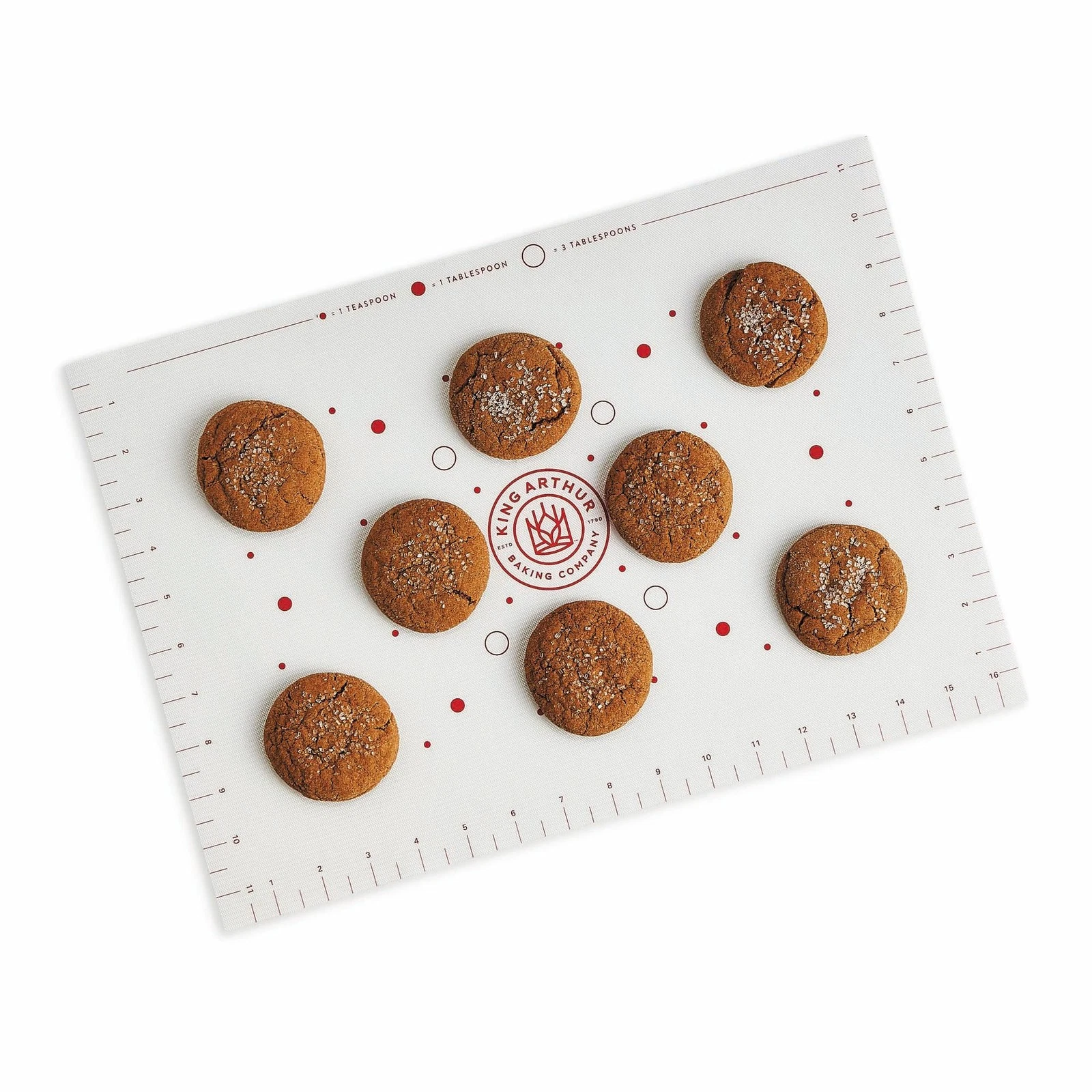 King Arthur Baking Company Cookie Mat, Oven Safe Silicone Reusable Baking Mat...