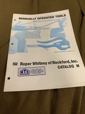 manually operated tools roper whitney of rockford catalog M vintage Sheet Metal