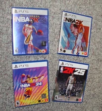 Lot of Four PS5 Games - NBA 2K21, NBA 2K22, NBA 2K24 & NBA 2K25