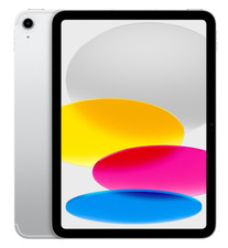 Apple iPad 10. Gen (2022) A2757 64GB Cellular 5G IOS Silber Tablet WoW Sehr Gut