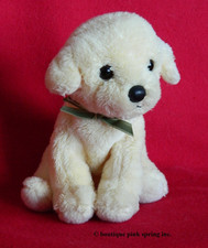 TY DOG BOUNDS THE GOLDEN RETRIEVER TAN BEANIE BABY 5" PLUSH TOY STUFFED ANIMAL