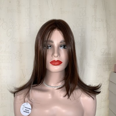 NEU Addison 1019-5BR16 Skin Weft Mono Lace Front schokobraun Synthetik Perücke