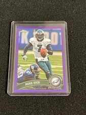 Michael Vick 2011 Topps Chrome Purple Refractor #d /499 Eagles #70