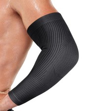 Elbow Compression Sleeve Soft Tennis  Golfers Elbow Brace for All Day Comfort M