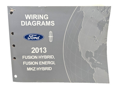 2013 Ford Fusion Hybrid Energy Lincoln MKZ Hybrid Wiring Diagrams Manual Book 13