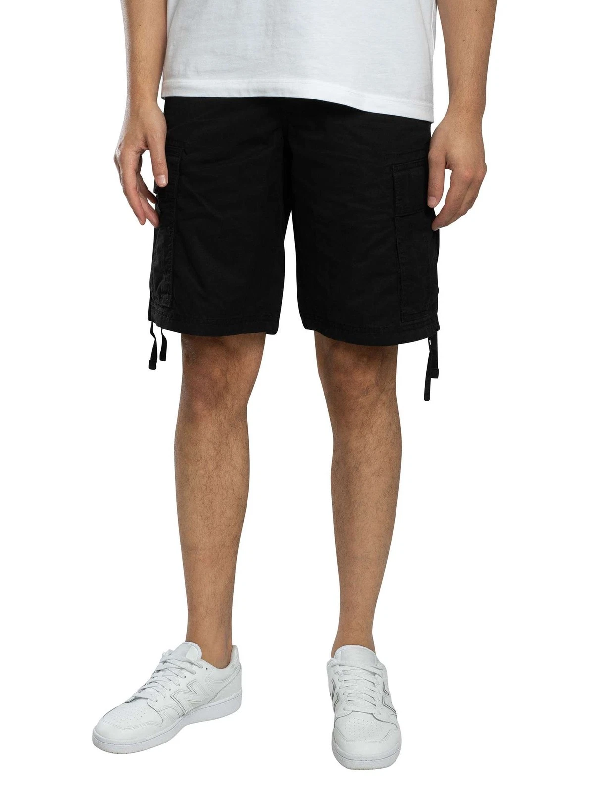 Jack & Jones Men's Cole Frank Cargo Shorts, Black