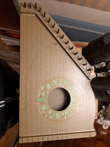 Vintage Jr. Zither La Cetra Magica Herbert Italiana-Milan-with Music And Tool