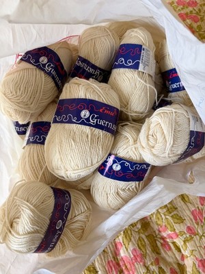 Vintage Emu Guernsey Wolle 23 x 50g Knäuel plus einige Sonderangebote