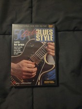 50 Blues Style Licks DVD With Guitar Tab Tablature Instruction Booklet